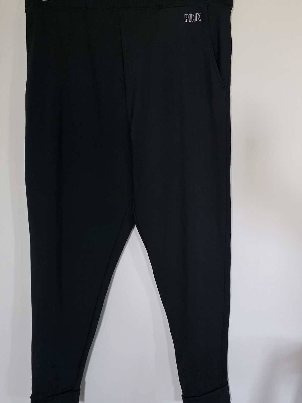 PINK Victoria’s Secret Black Active Joggers Size XL